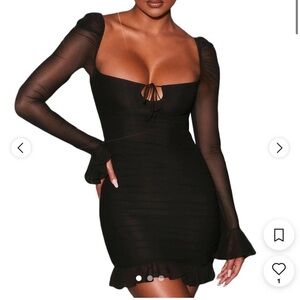 Oh Polly Women's Black Dress